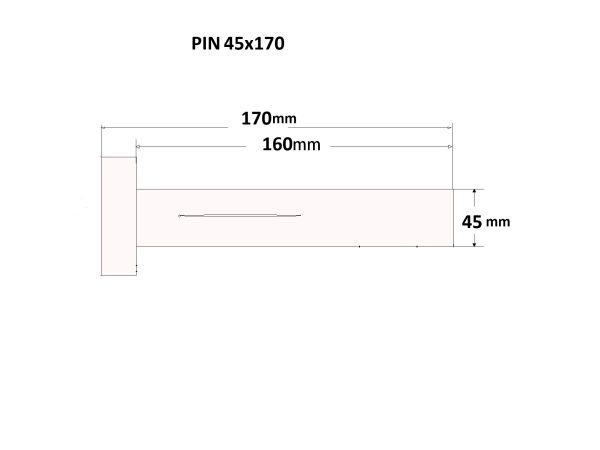 pin45x170N bar head chart